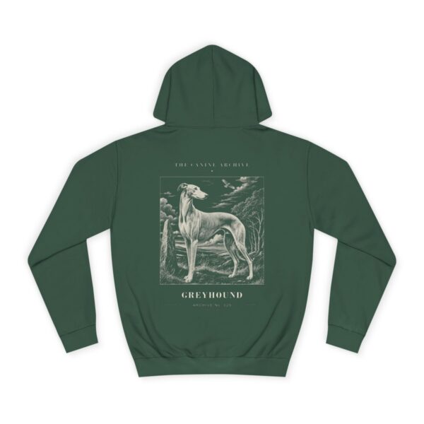 Greyhound Archive Hoodie in Bottle Green