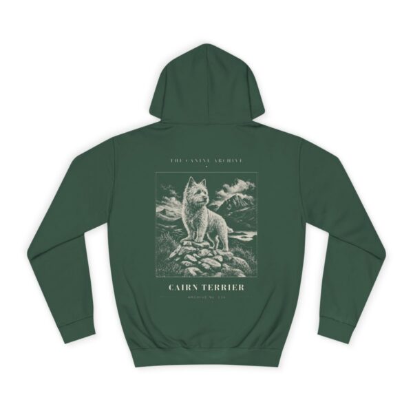 Cairn Terrier Archive Hoodie in Bottle Green