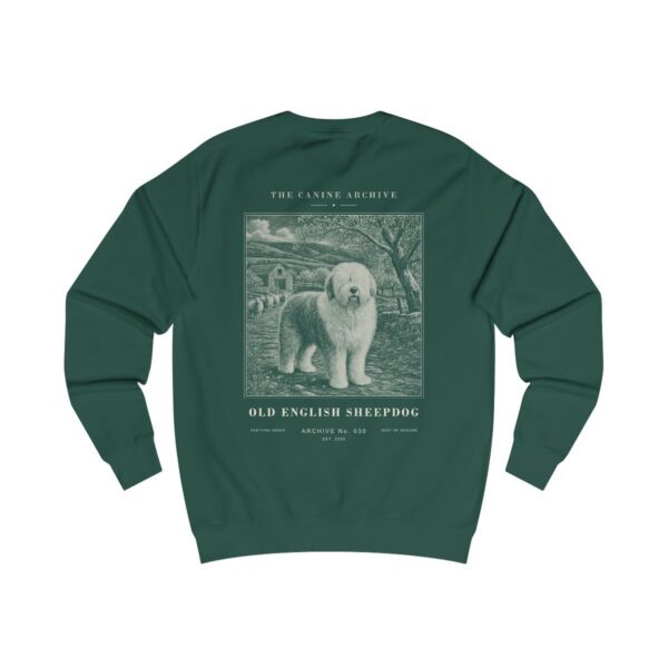 Old English Sheepdog Archive Sweatshirt in Bottle Green