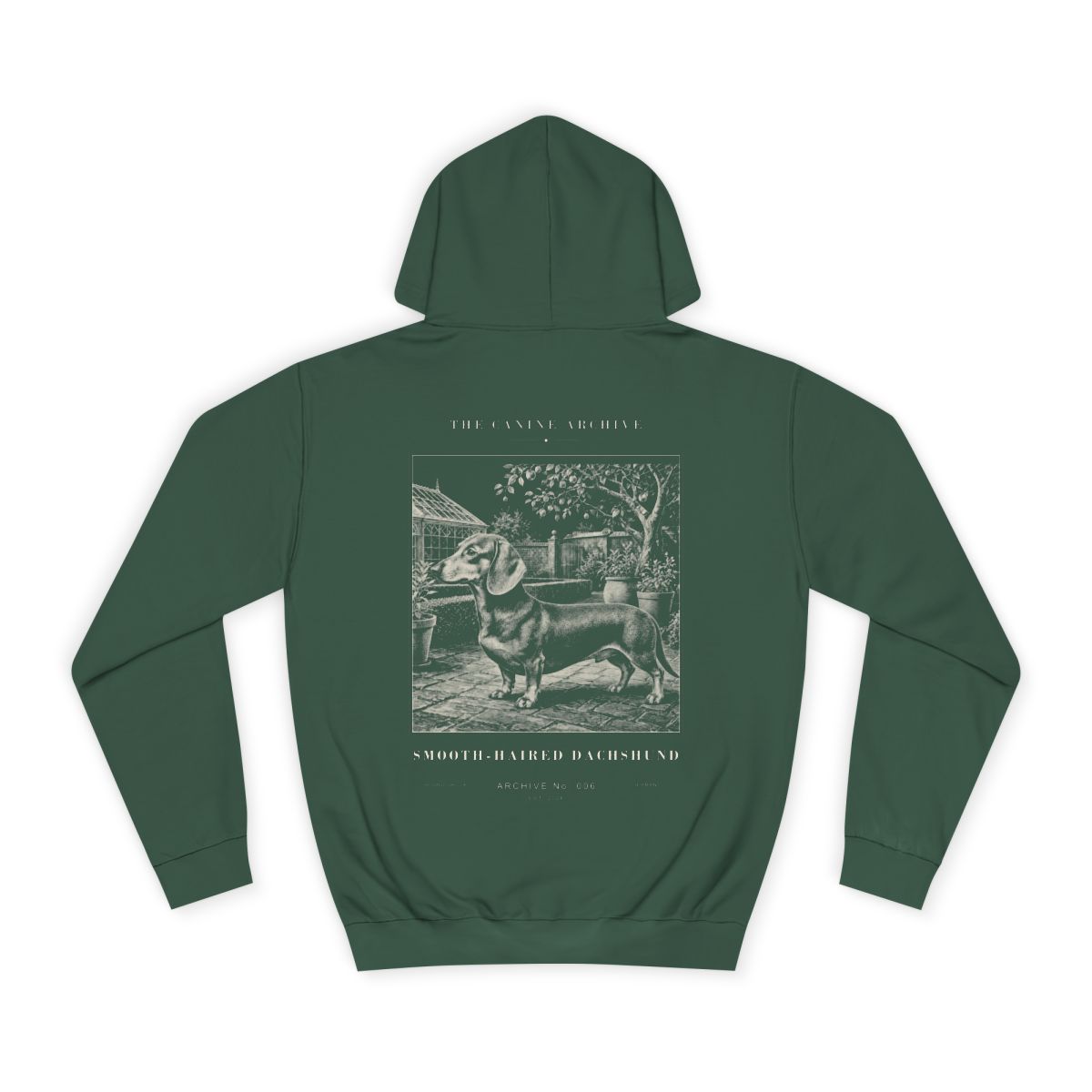 Smooth-Haired Dachshund Archive Hoodie