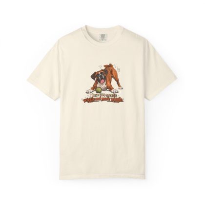 Boxer Humour Tee in Ivory
