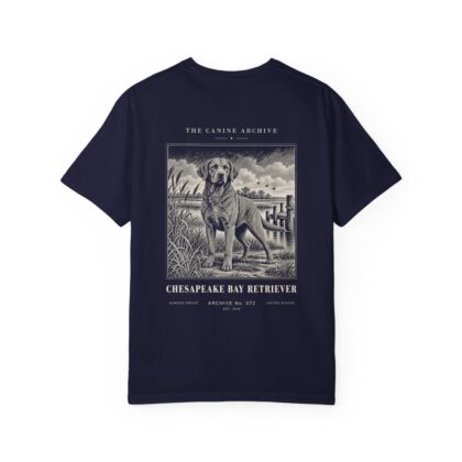 Chesapeake Bay Retriever Tee in True Navy