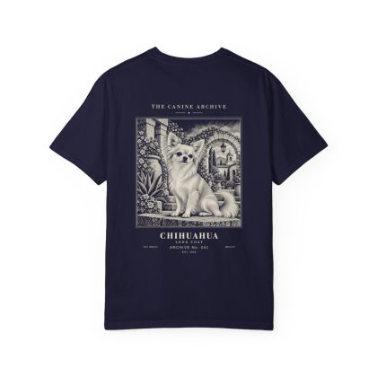 Chihuahua Long Coat Tee in True Navy