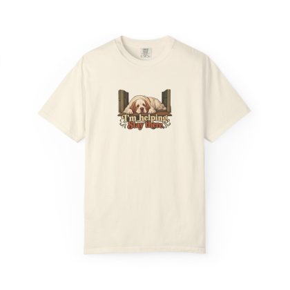 Clumber Spaniel Humour Tee in Ivory
