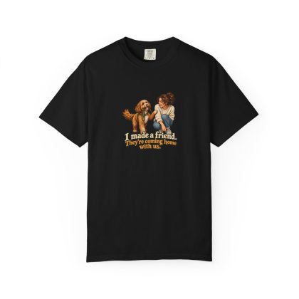 Cockapoo humorous illustration tee in Black