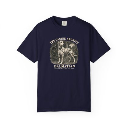 Dalmatian Front Study Tee in True Navy