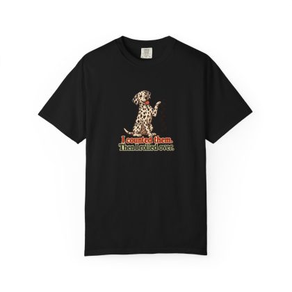 Dalmatian Humour Tee in Black