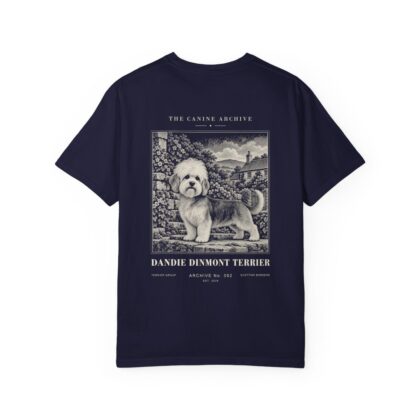 Dandie Dinmont Terrier Tee in True Navy