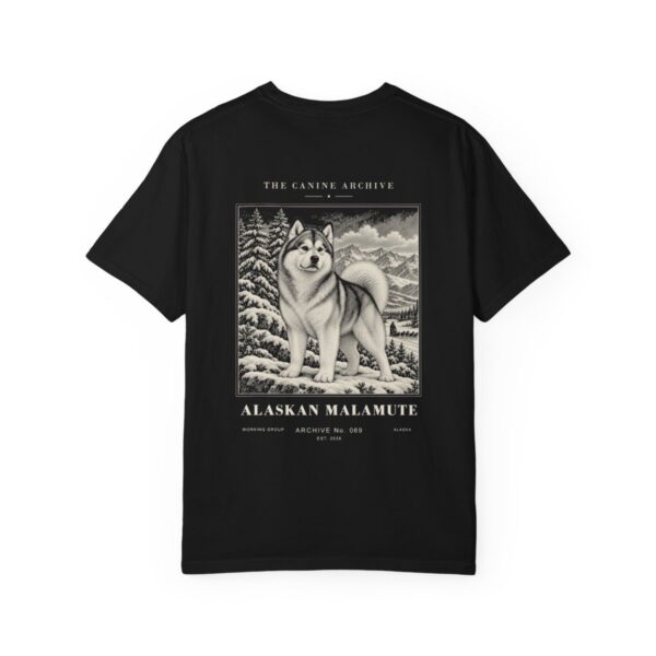 Alaskan Malamute Tee in Black