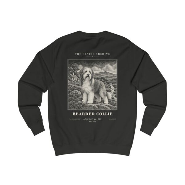 Bearded Collie Sweatshirt in Jet Black