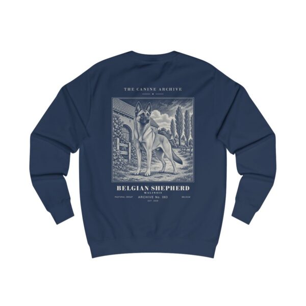 Belgian Shepherd Malinois Sweatshirt in Oxford Navy