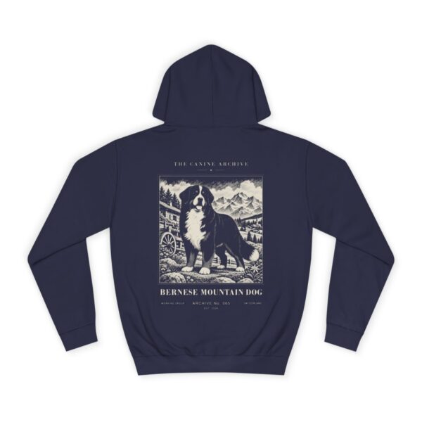 Bernese Mountain Dog Hoodie in Oxford Navy