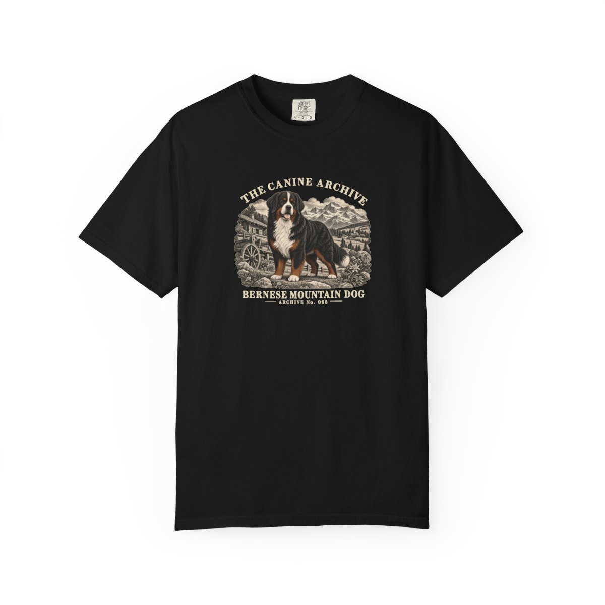 Bernese Mountain Dog Front Study Tee