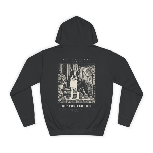 Boston Terrier Hoodie in Jet Black