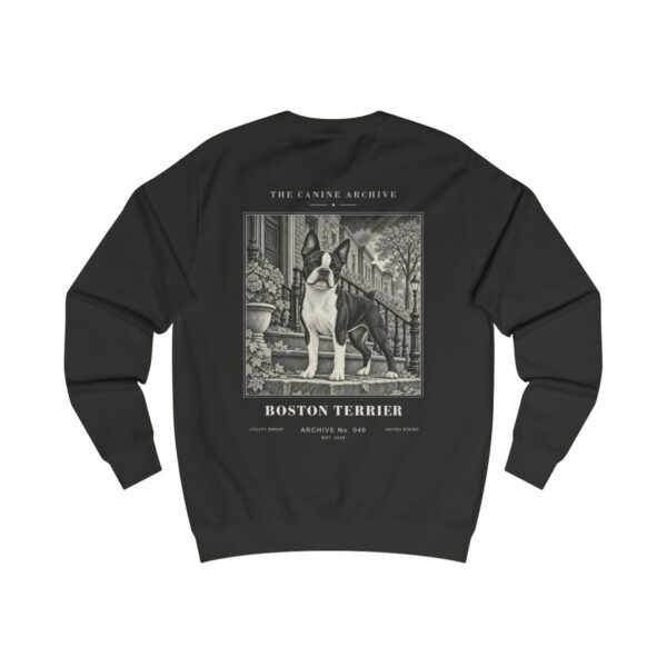 Boston Terrier Sweatshirt in Jet Black