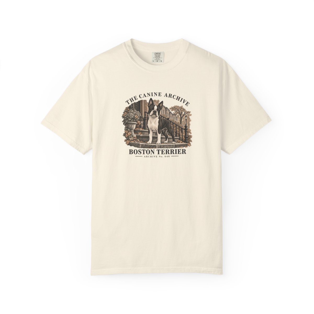 Boston Terrier Front Study Tee