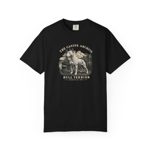 Bull Terrier Front Study Tee in Black
