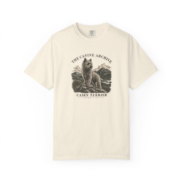 Cairn Terrier Front Study Tee in Ivory