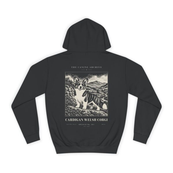 Cardigan Welsh Corgi Hoodie in Jet Black