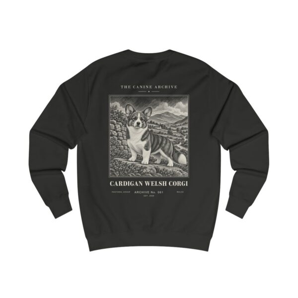 Cardigan Welsh Corgi Sweatshirt in Jet Black