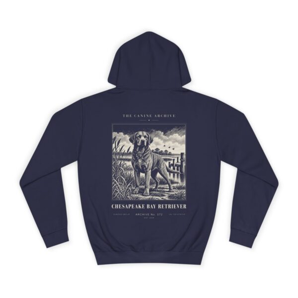 Chesapeake Bay Retriever Hoodie in Oxford Navy