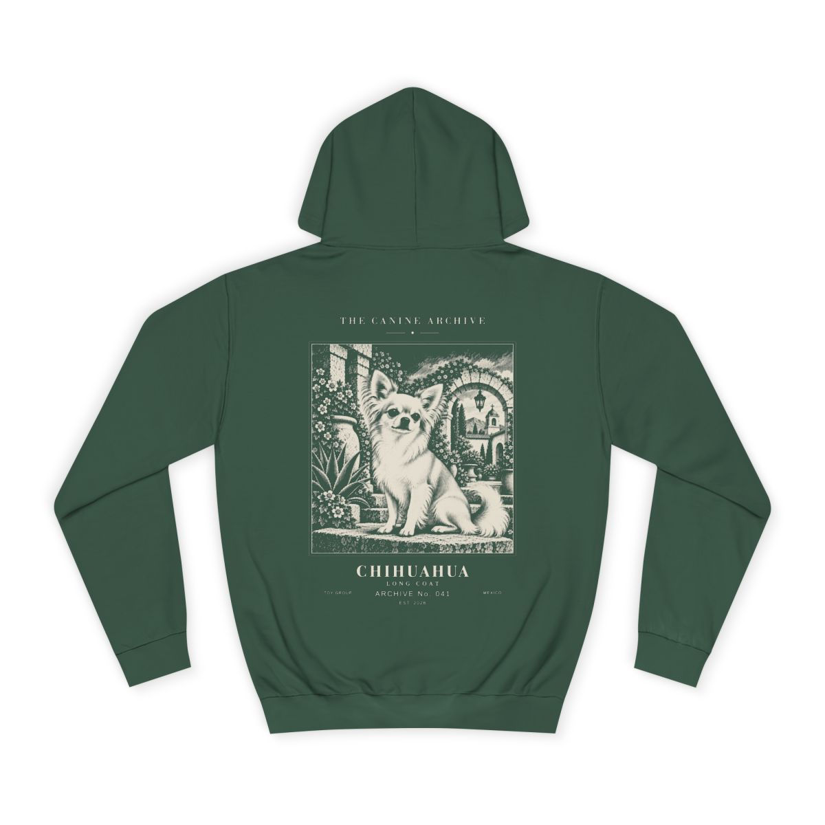 Chihuahua Long Coat Hoodie