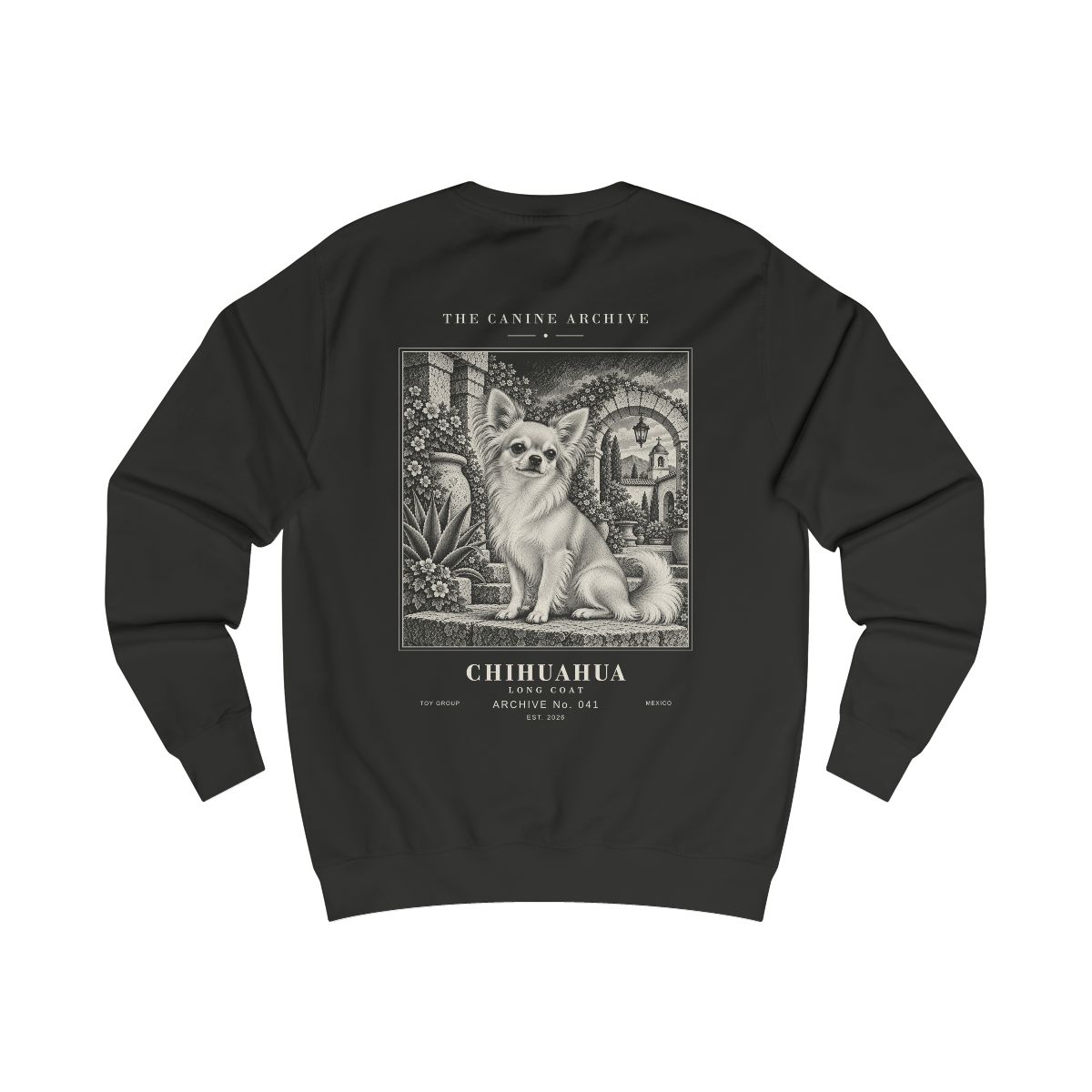 Chihuahua Long Coat Sweatshirt