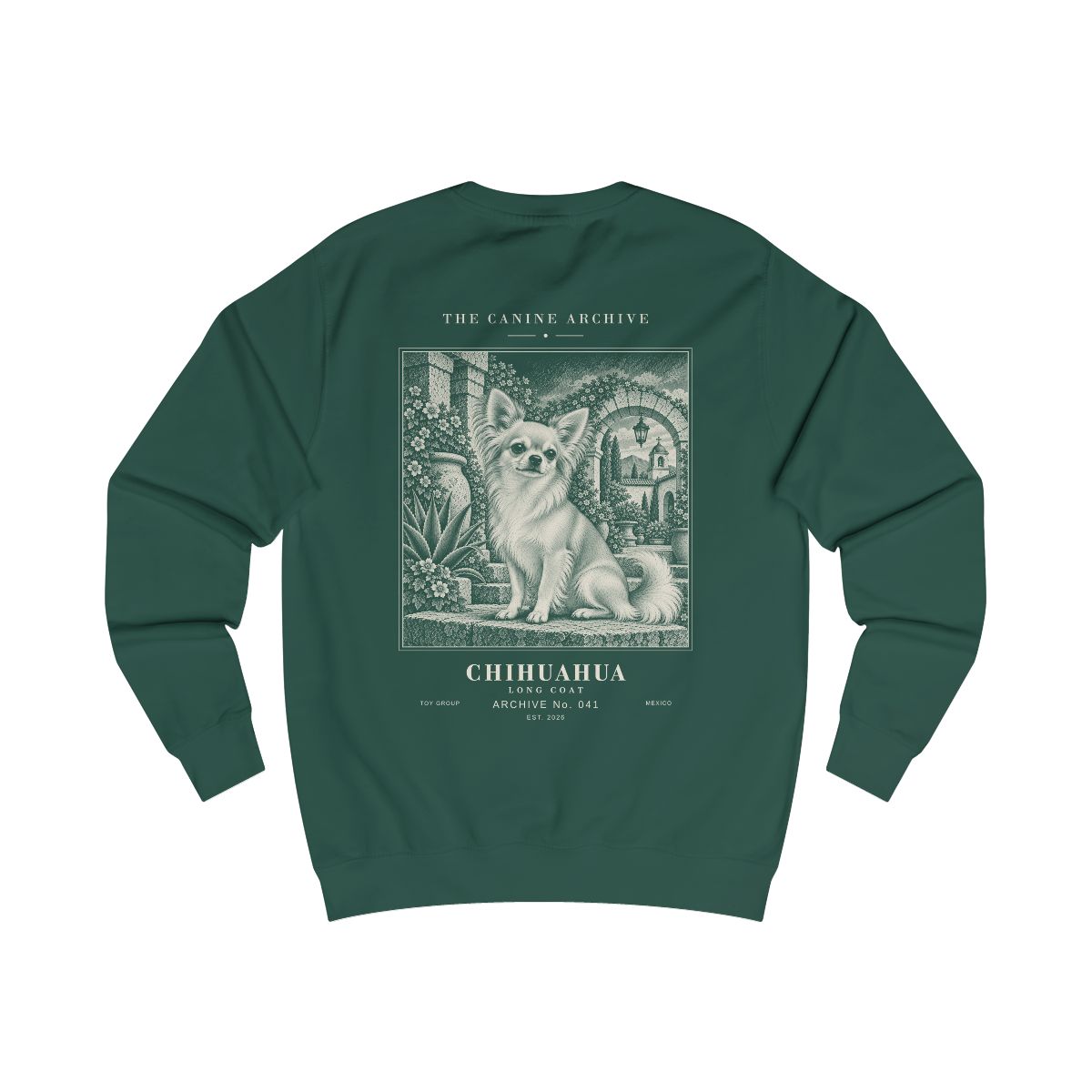 Chihuahua Long Coat Sweatshirt