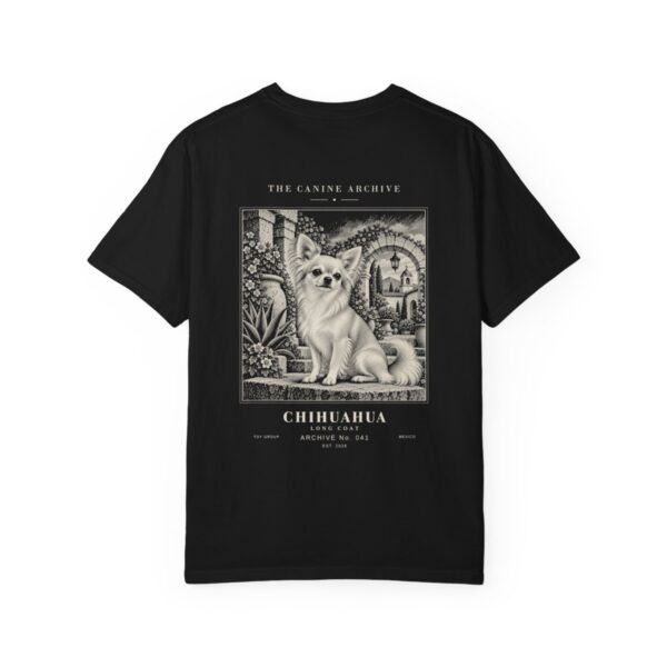 Chihuahua Long Coat Tee in Black