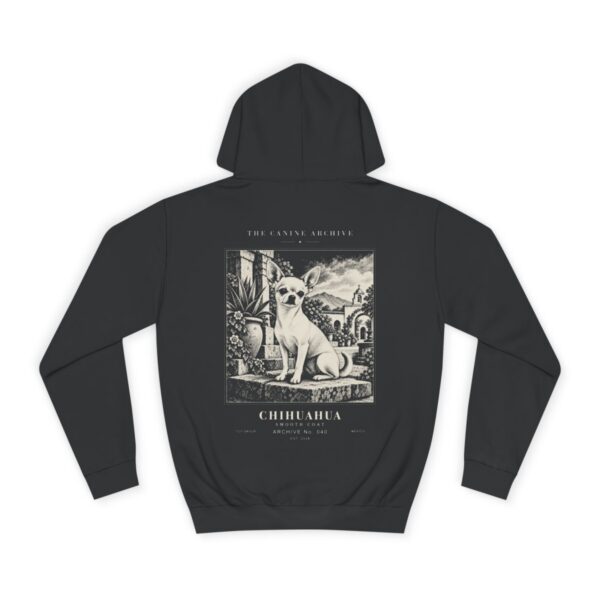 Chihuahua Smooth Coat Hoodie in Jet Black
