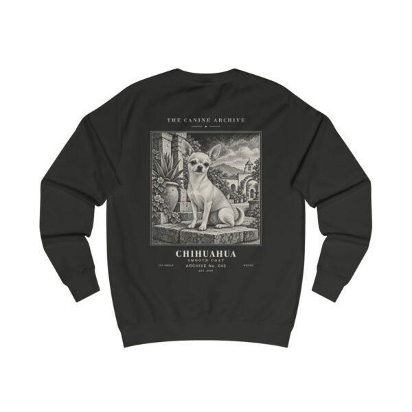 Chihuahua Smooth Coat Sweatshirt in Jet Black
