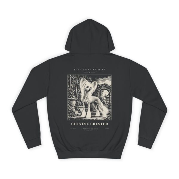Chinese Crested Hoodie in Jet Black