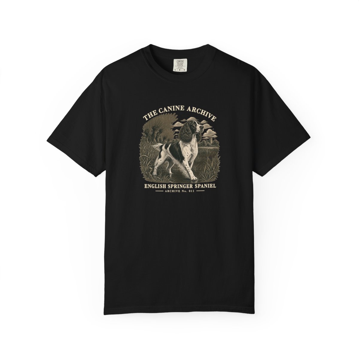 English Springer Spaniel Front Study Tee