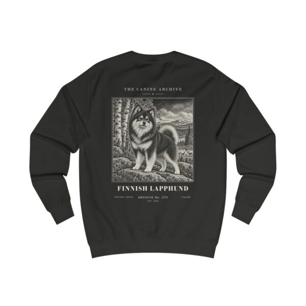 Finnish Lapphund Sweatshirt in Jet Black