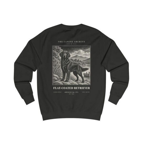Flat-Coated Retriever Sweatshirt in Jet Black