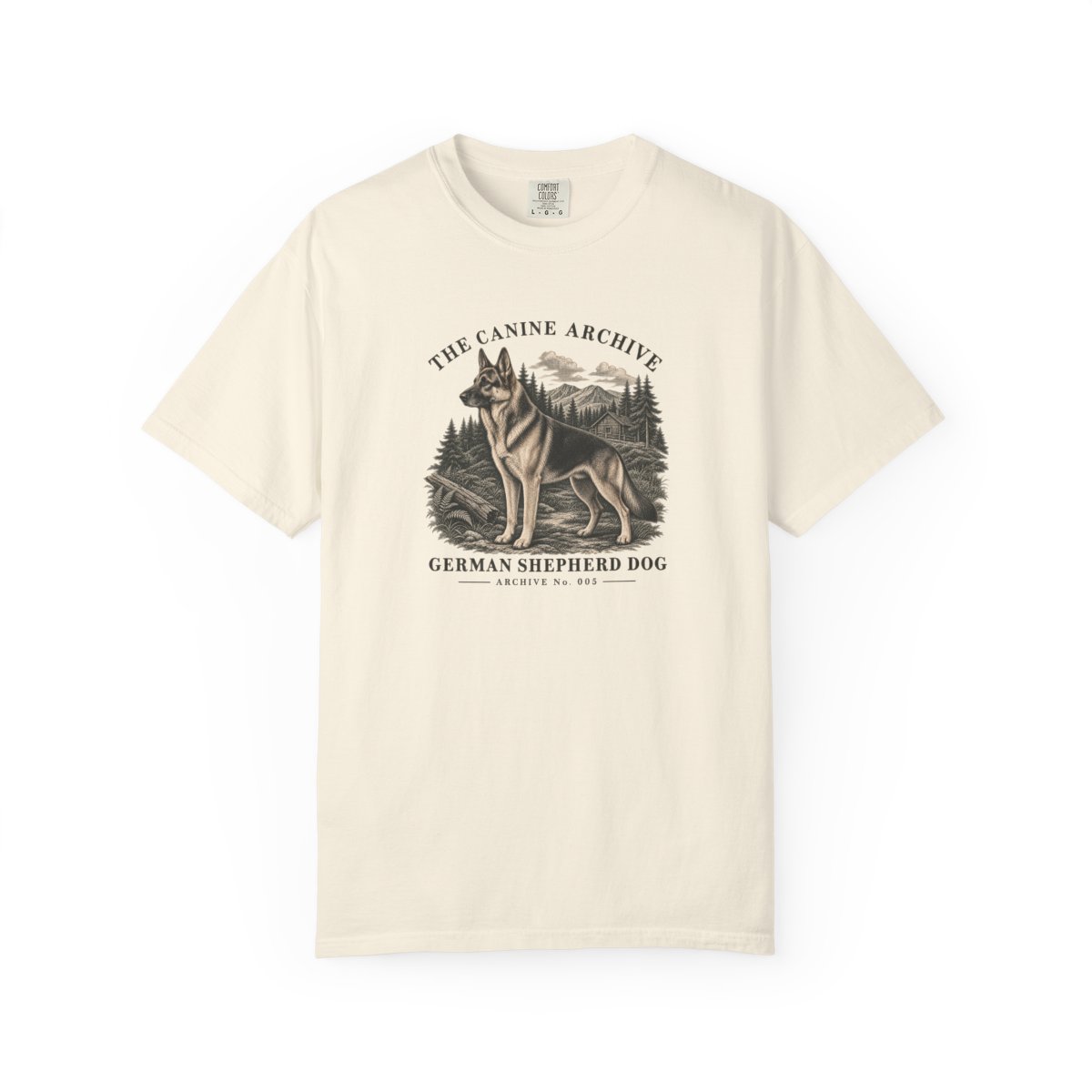 German Shepherd Dog Front Study Tee