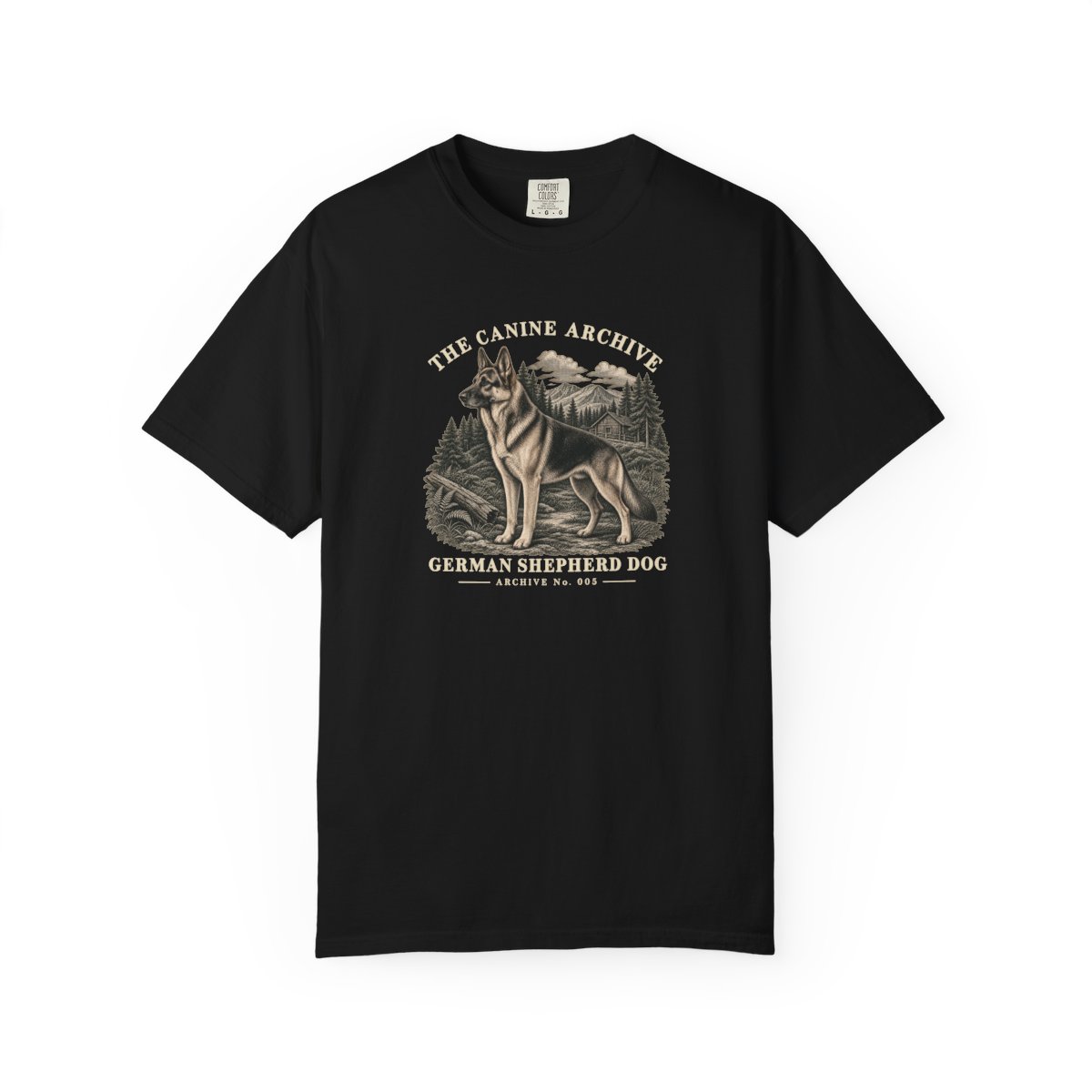 German Shepherd Dog Front Study Tee