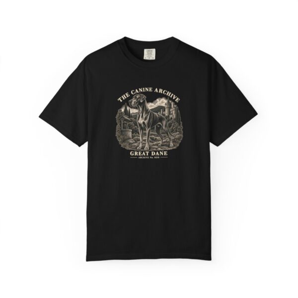 Great Dane Front Study Tee in Black
