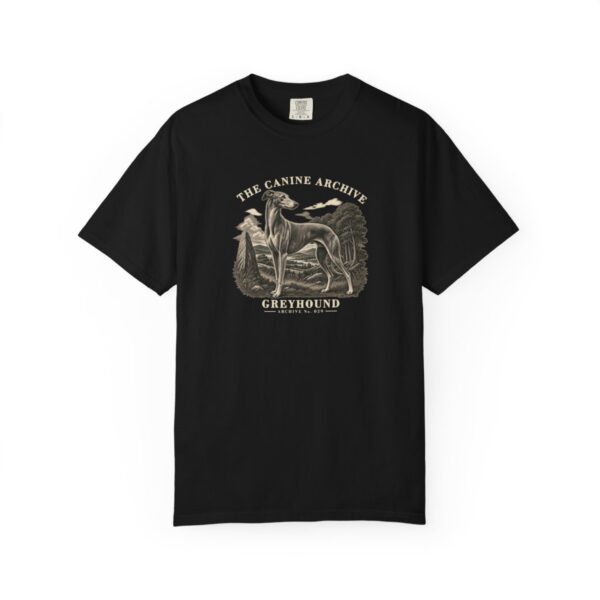 Greyhound Front Study Tee in Black