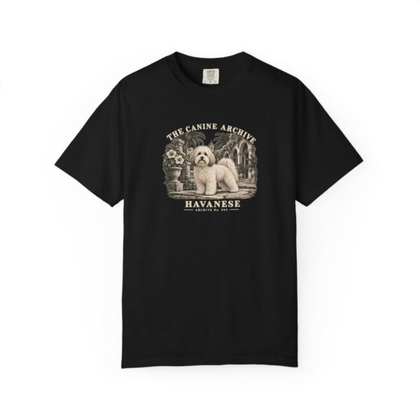 Havanese Front Study Tee in Black