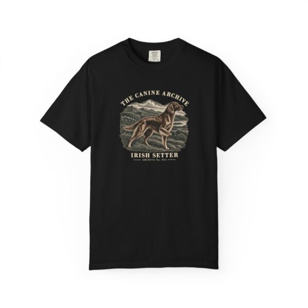 Irish Setter Front Study Tee in Black
