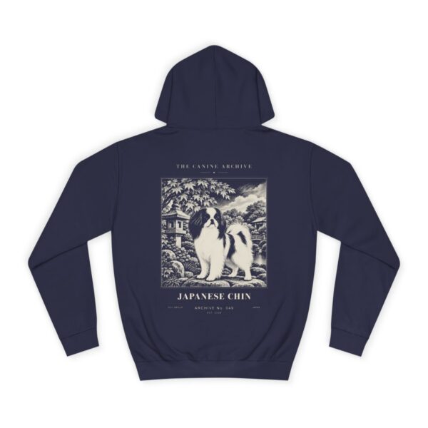 Japanese Chin Hoodie in Oxford Navy