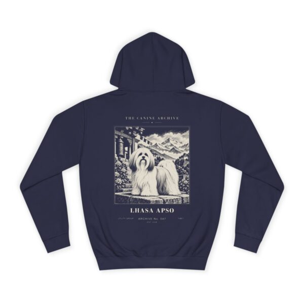 Lhasa Apso Hoodie in Oxford Navy