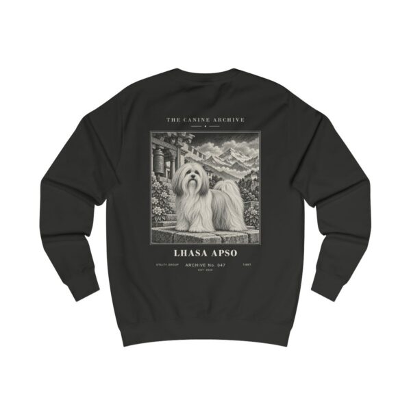 Lhasa Apso Sweatshirt in Jet Black