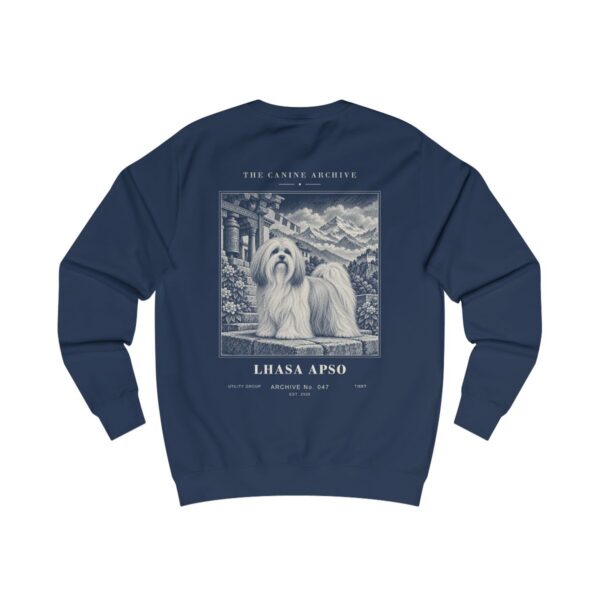 Lhasa Apso Sweatshirt in Oxford Navy