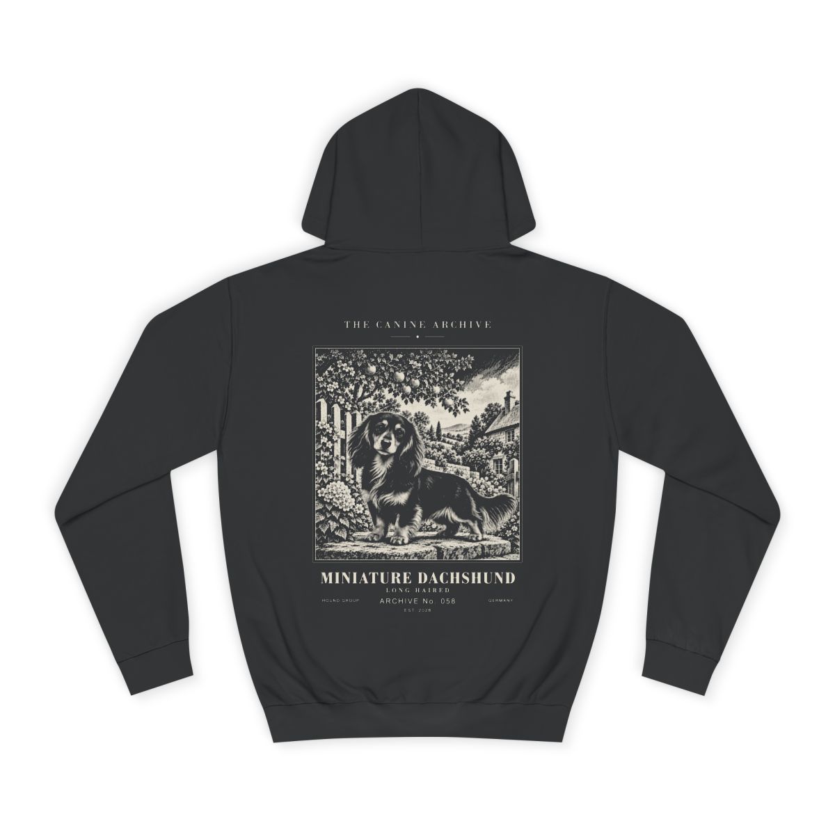 Miniature Dachshund Long Haired Hoodie