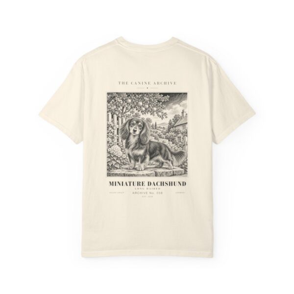 Miniature Dachshund Long Haired Tee in Ivory