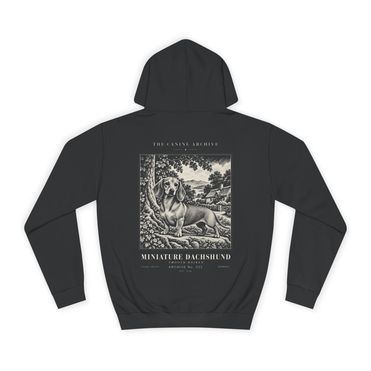 Miniature Dachshund Smooth Haired Hoodie