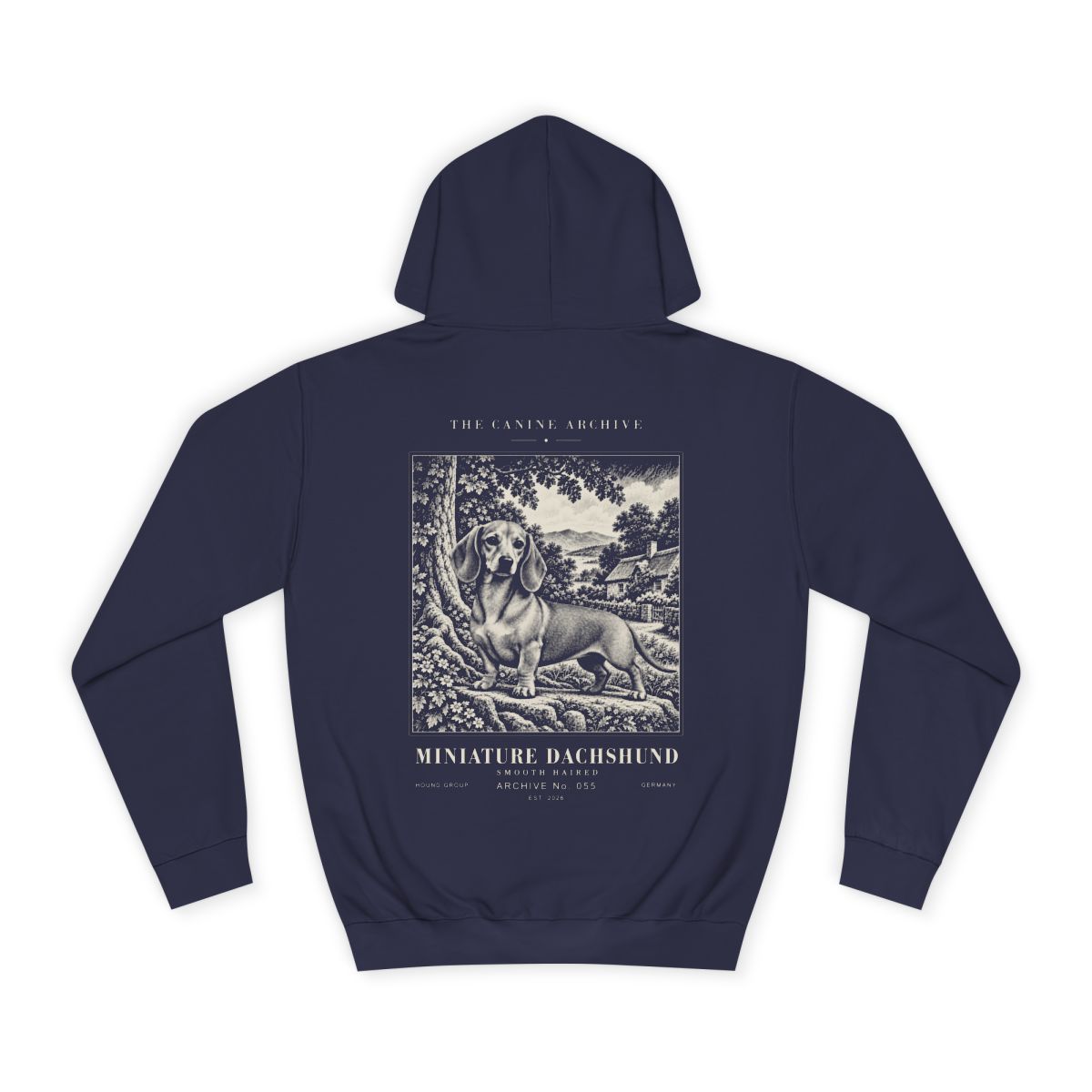 Miniature Dachshund Smooth Haired Hoodie
