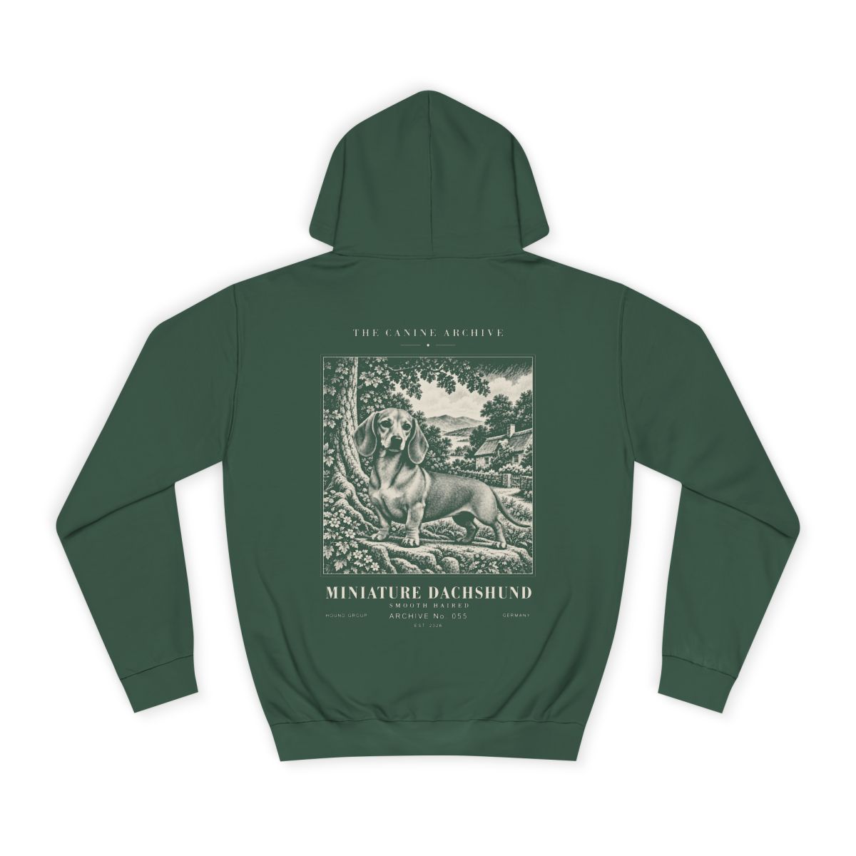 Miniature Dachshund Smooth Haired Hoodie